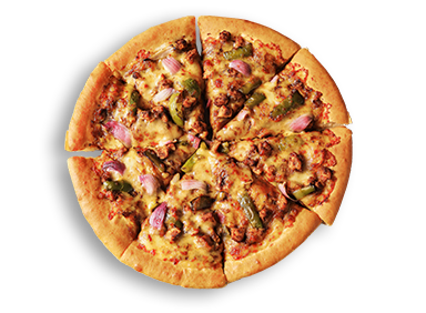 bbq chicken and suya pizza