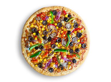 hut chilli veg pizza